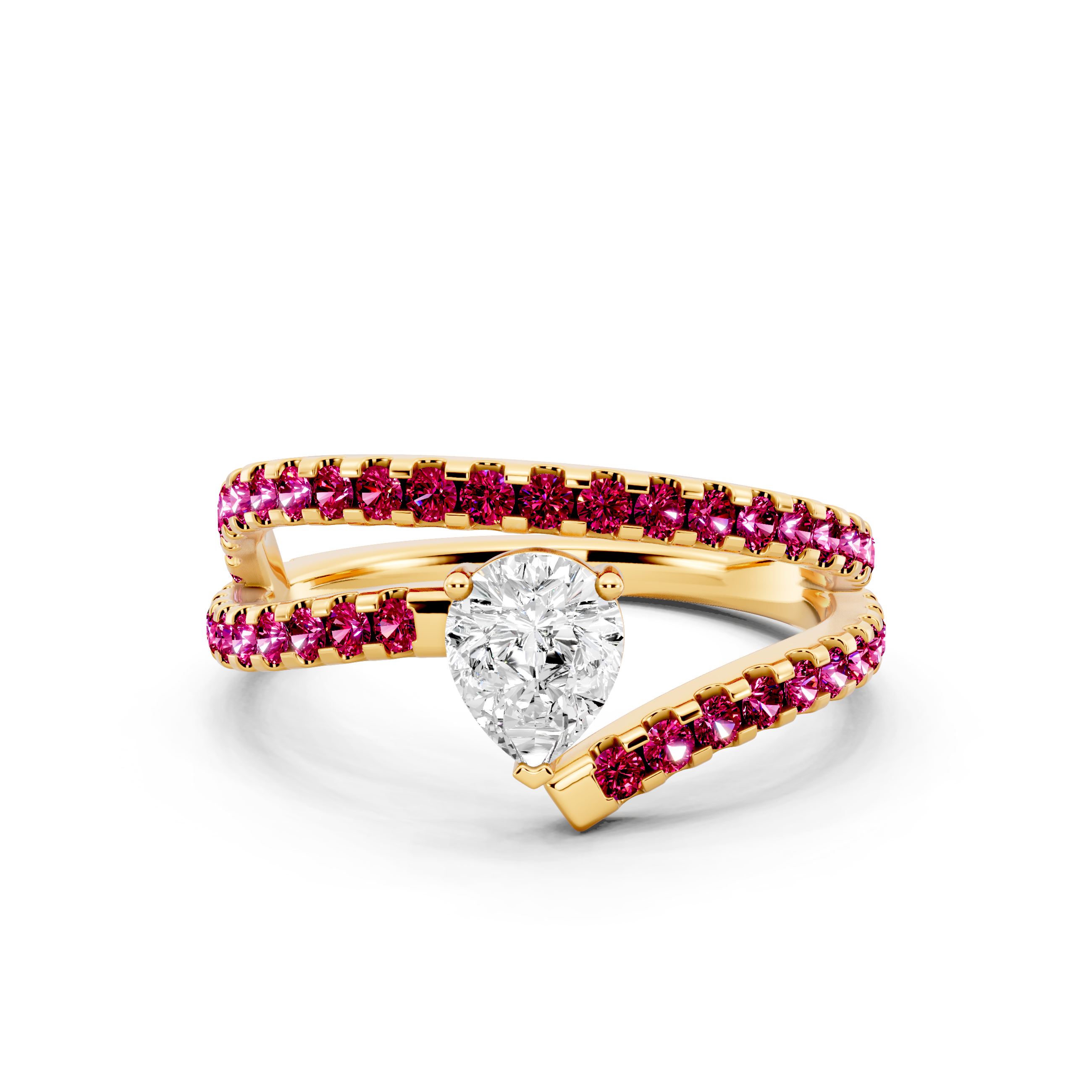 Crimson Embrace Ring