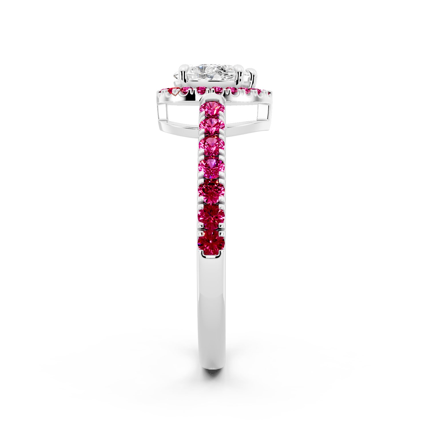 Crimson Halo Ring