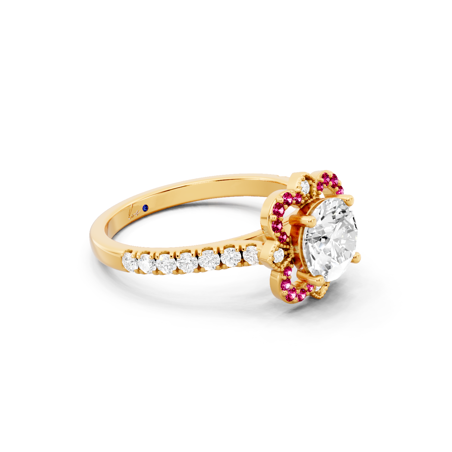 Ruby Bloom Ring