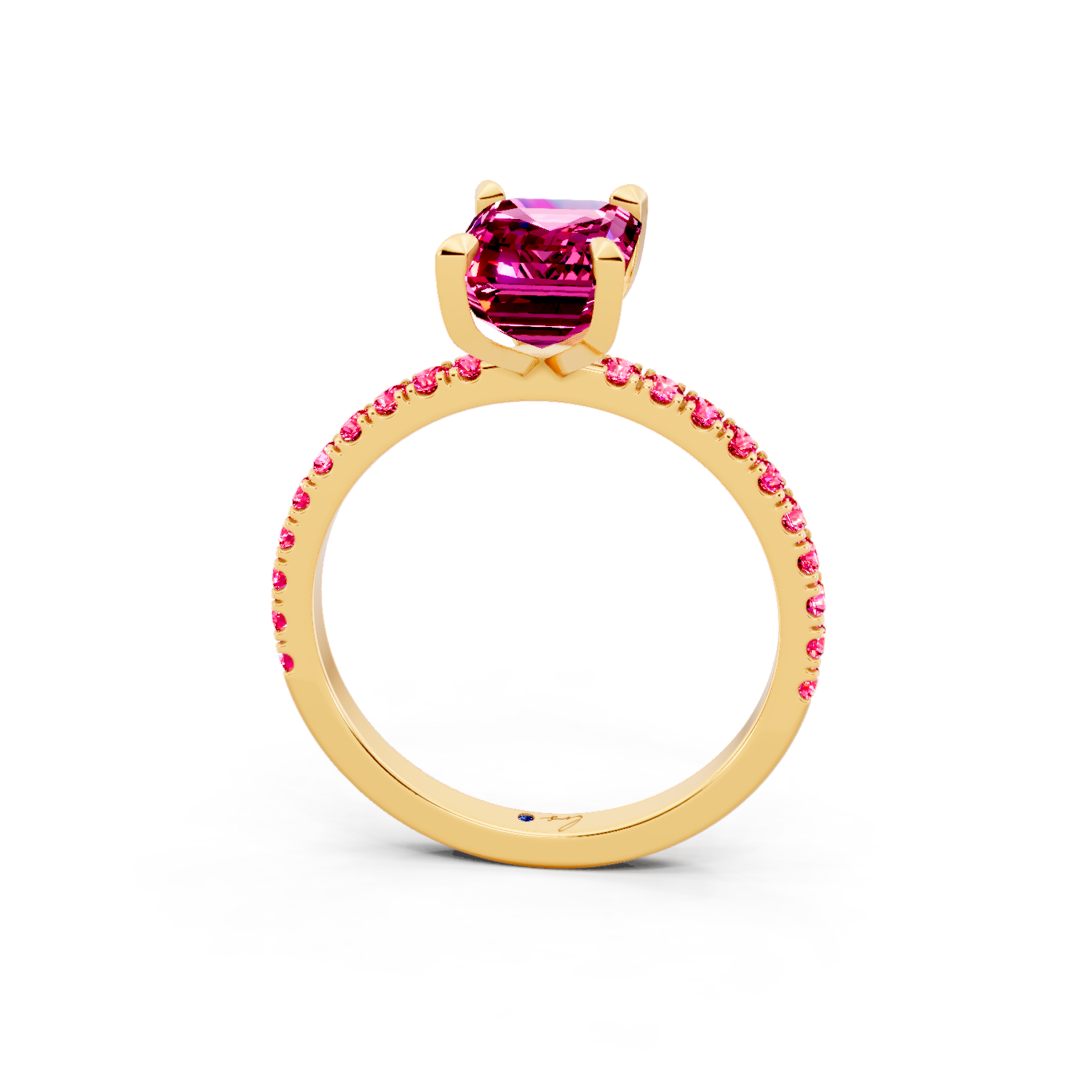 Vermilion Glow Ring