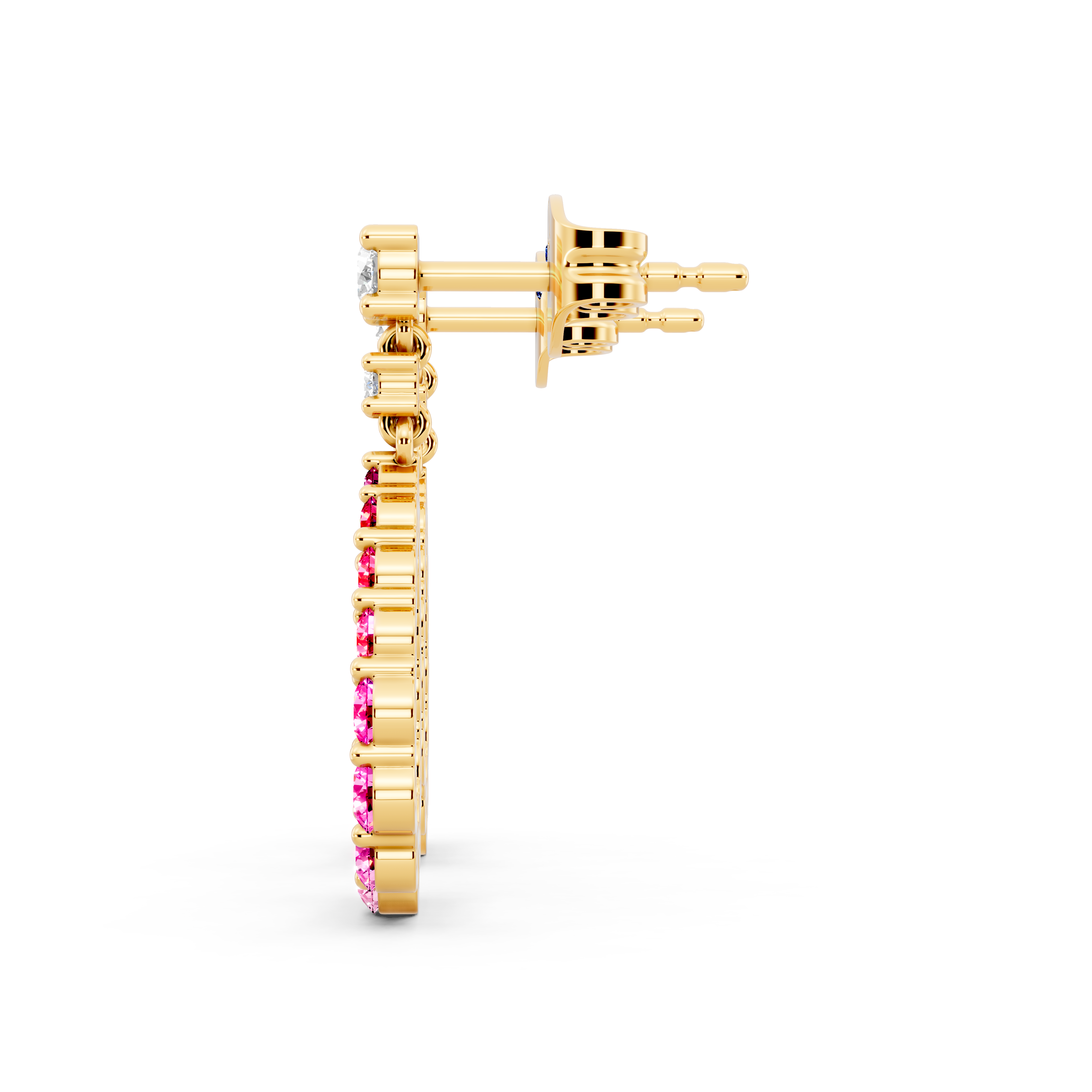 Blush Flame Earrings