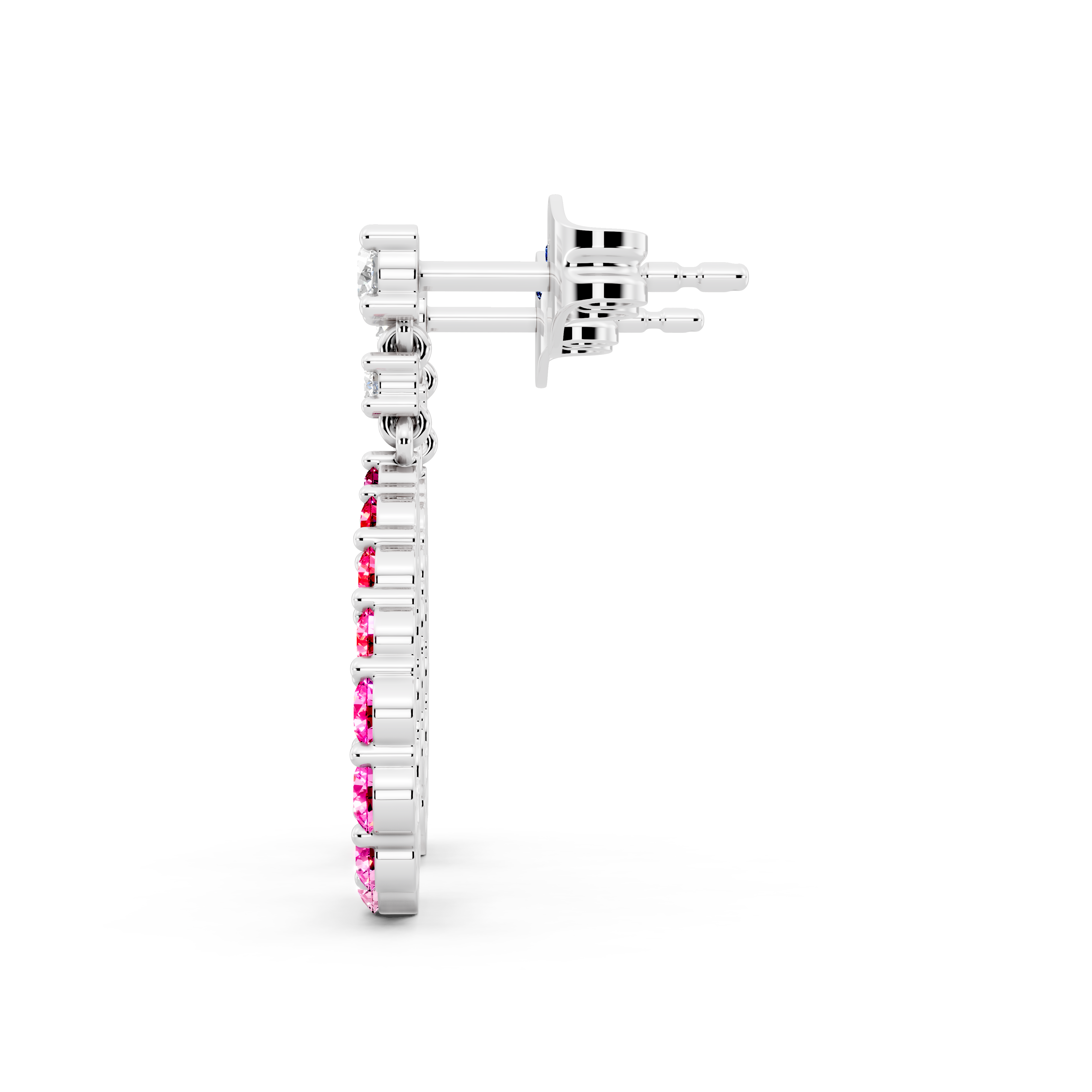 Blush Flame Earrings