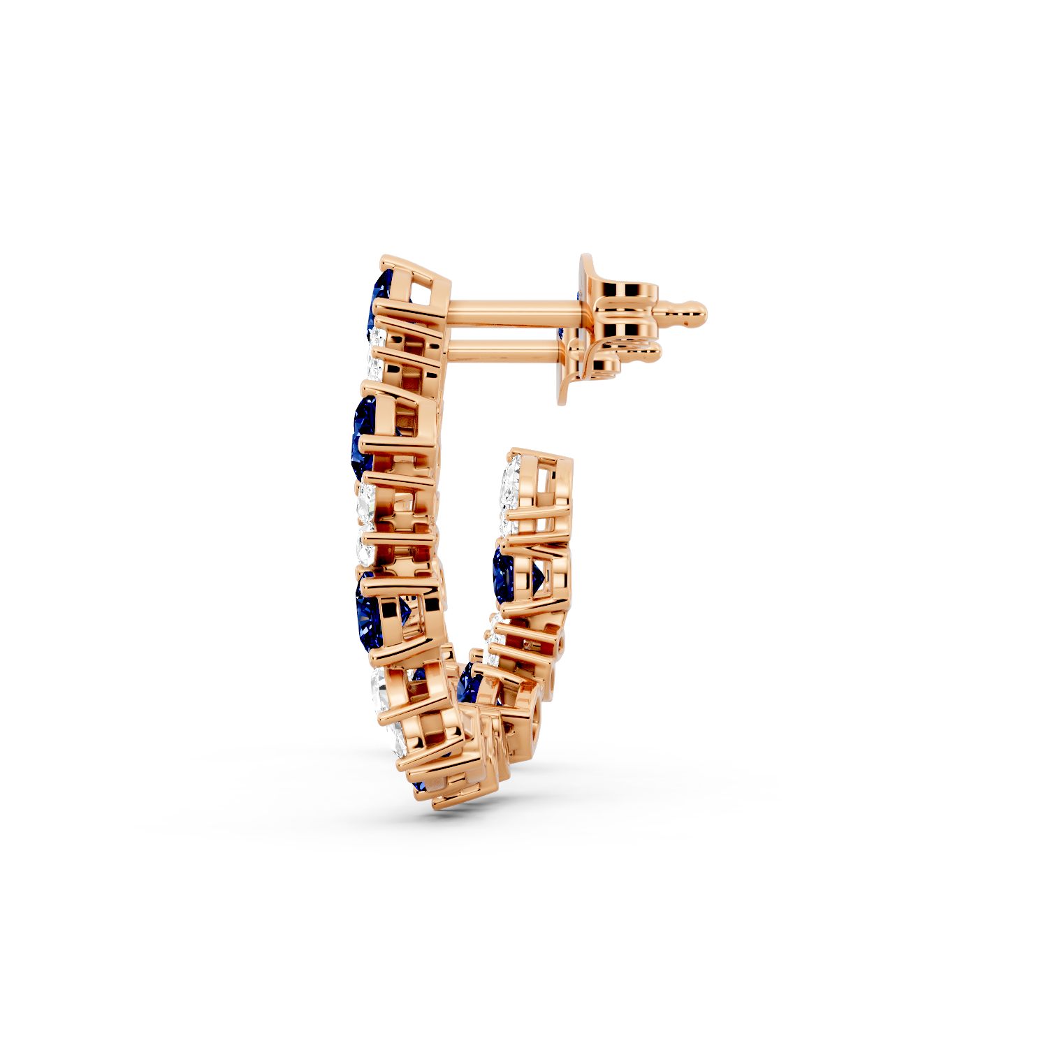 Midnight Crown Hoops