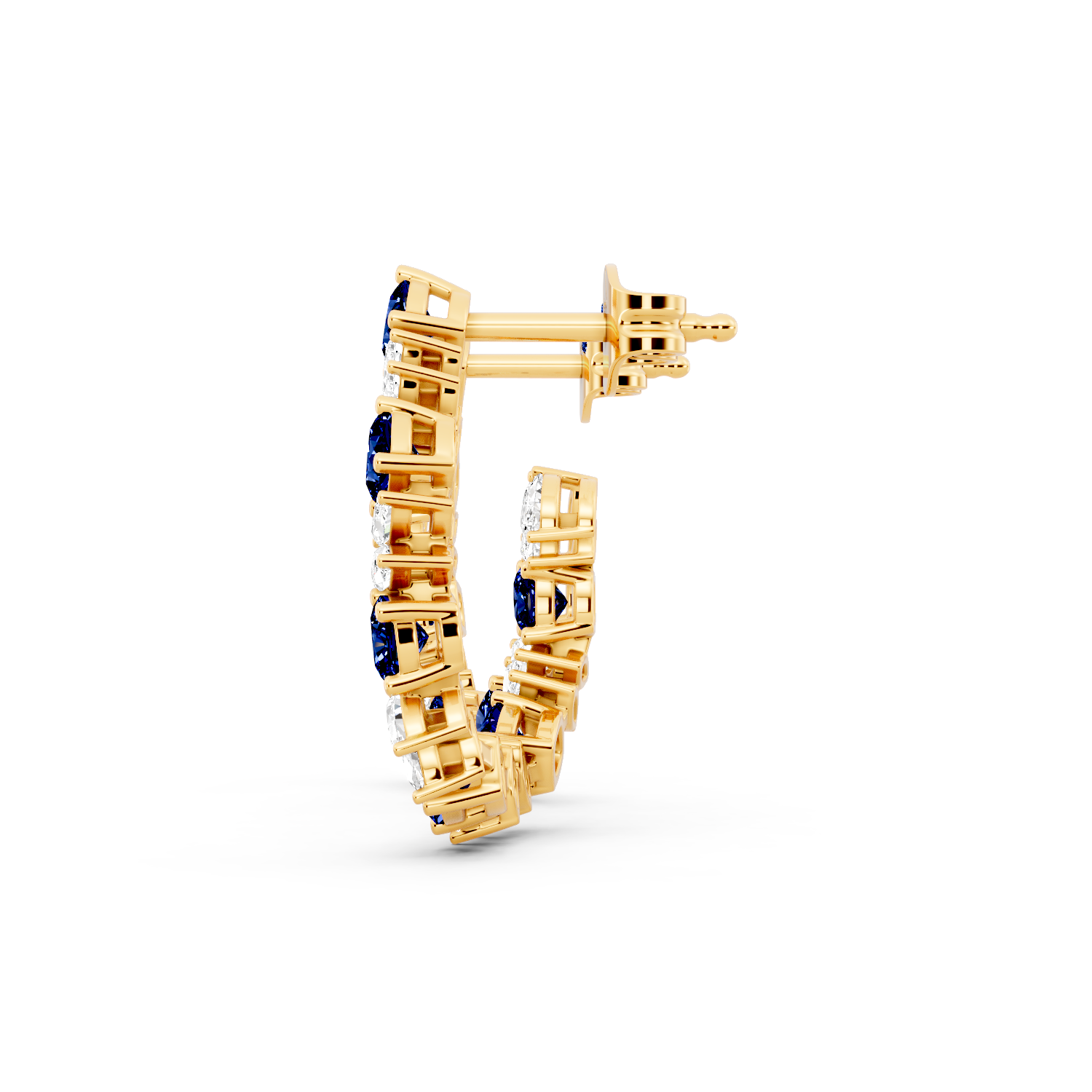 Midnight Crown Hoops