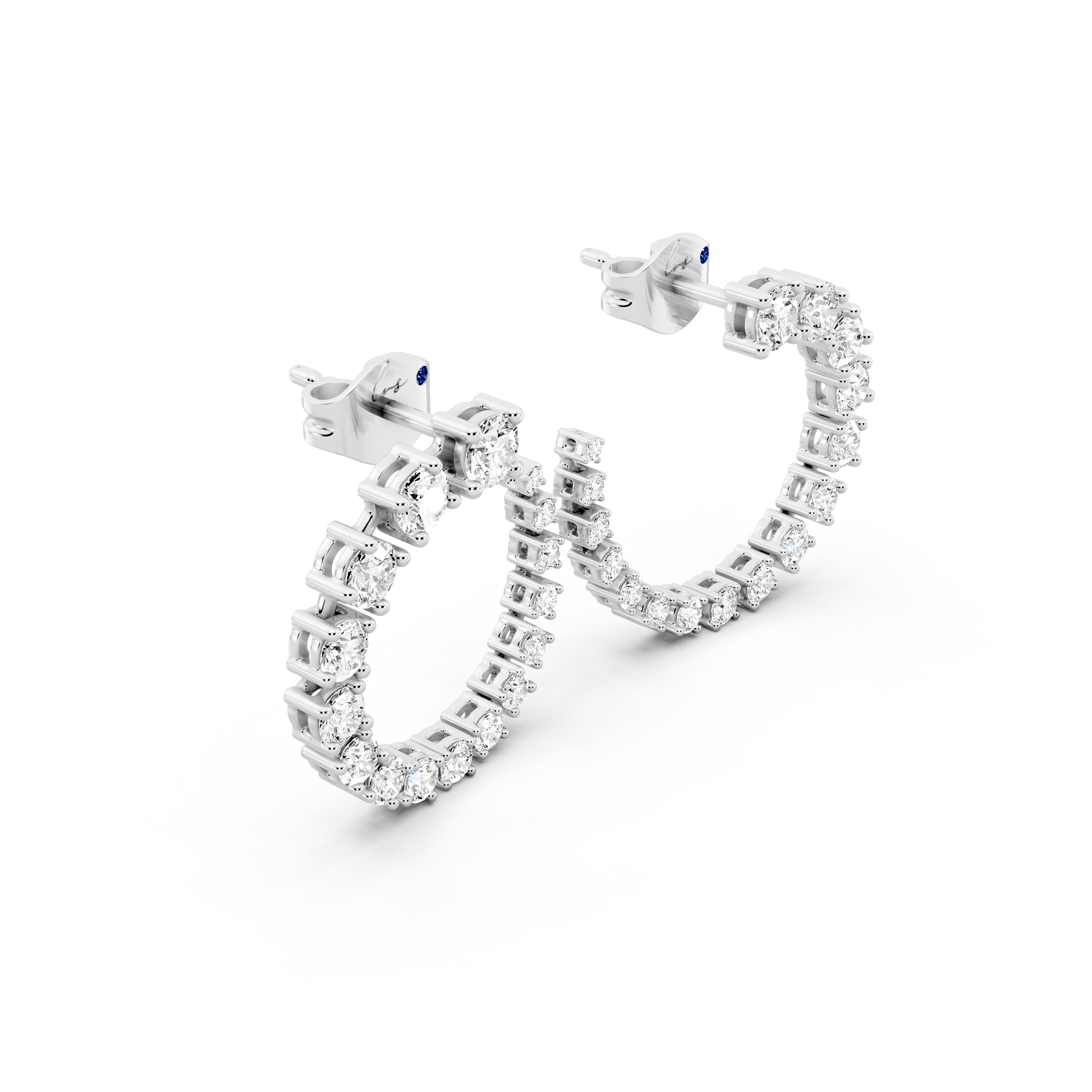 Radiant Crescent Hoops