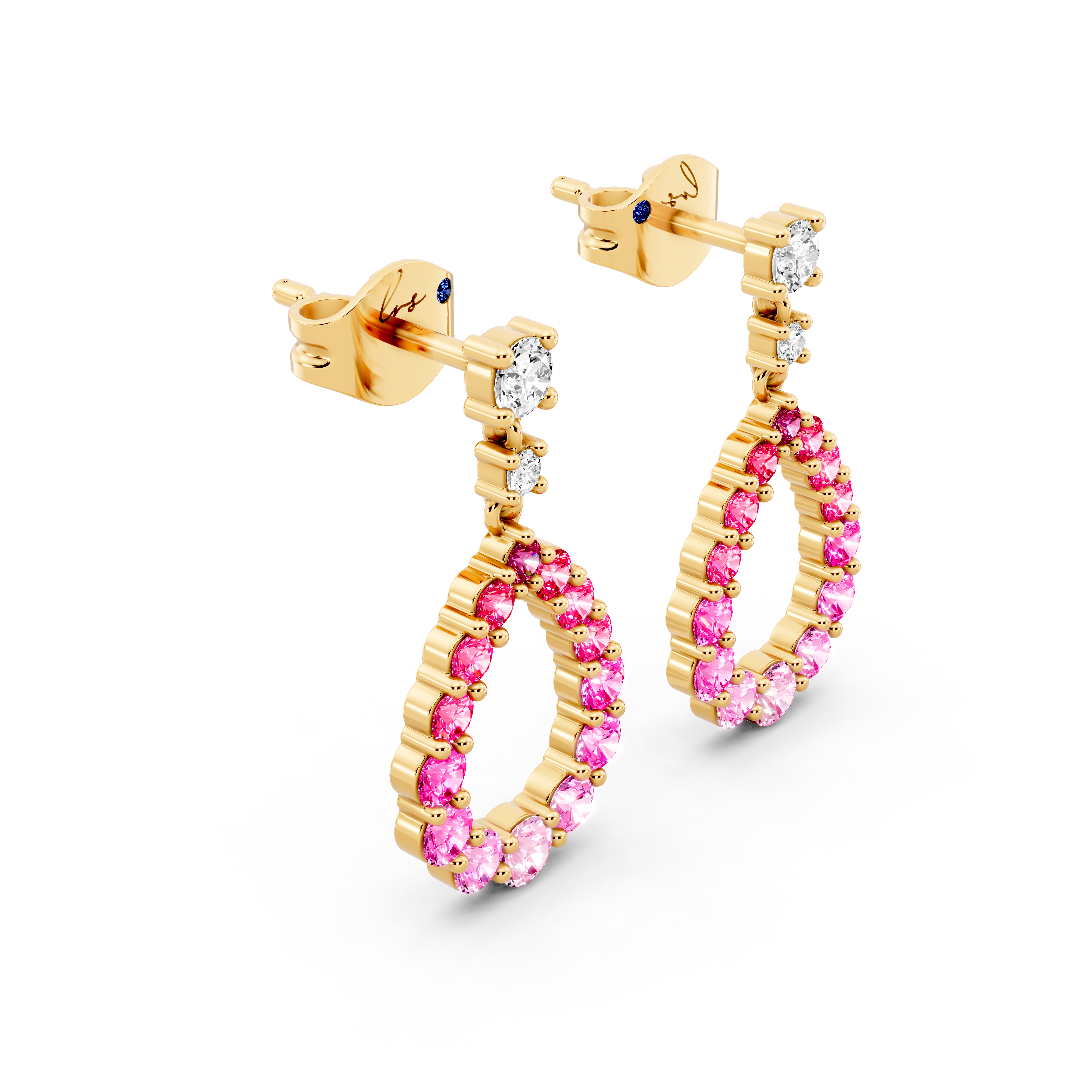 Blush Flame Earrings