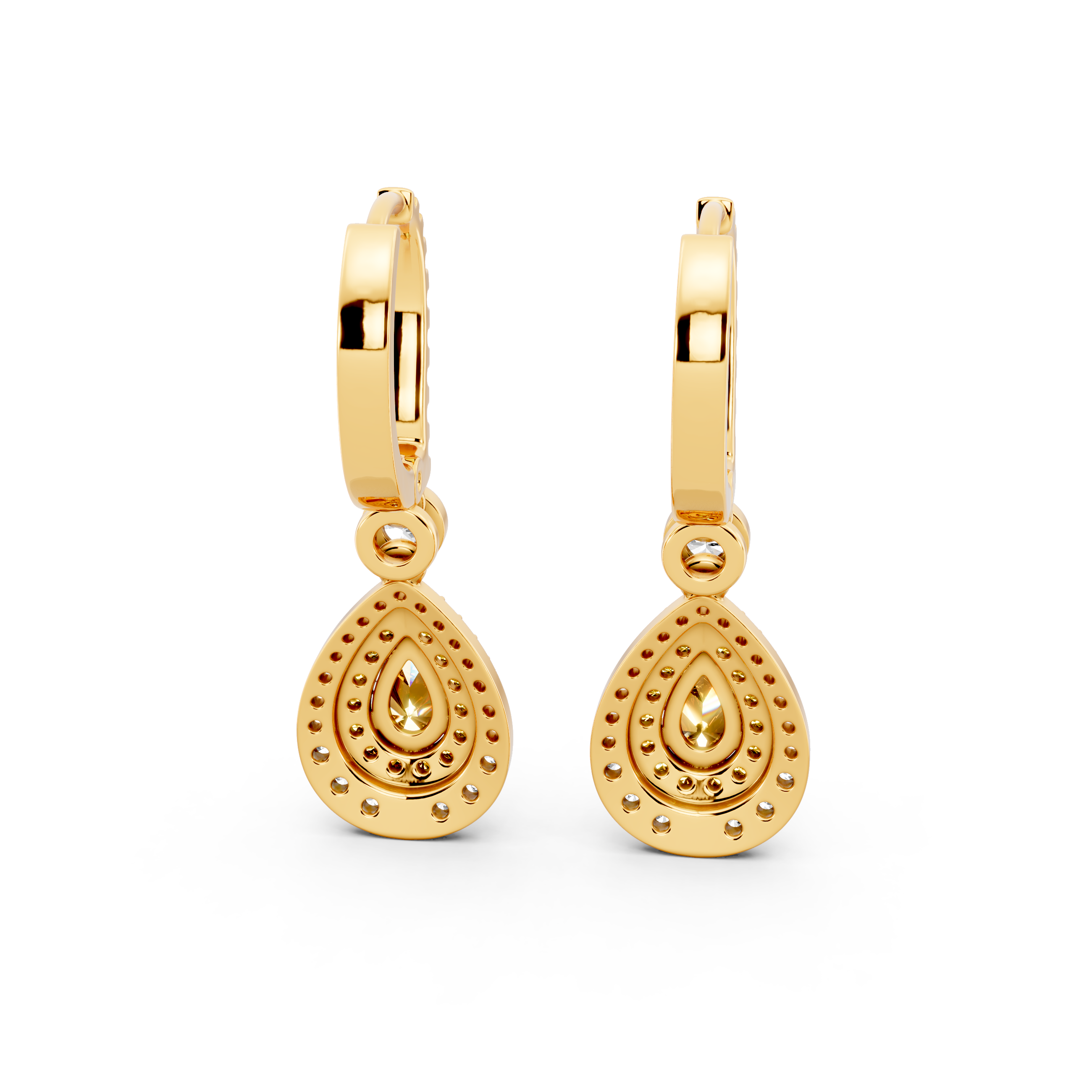 Golden Dewdrop Earrings