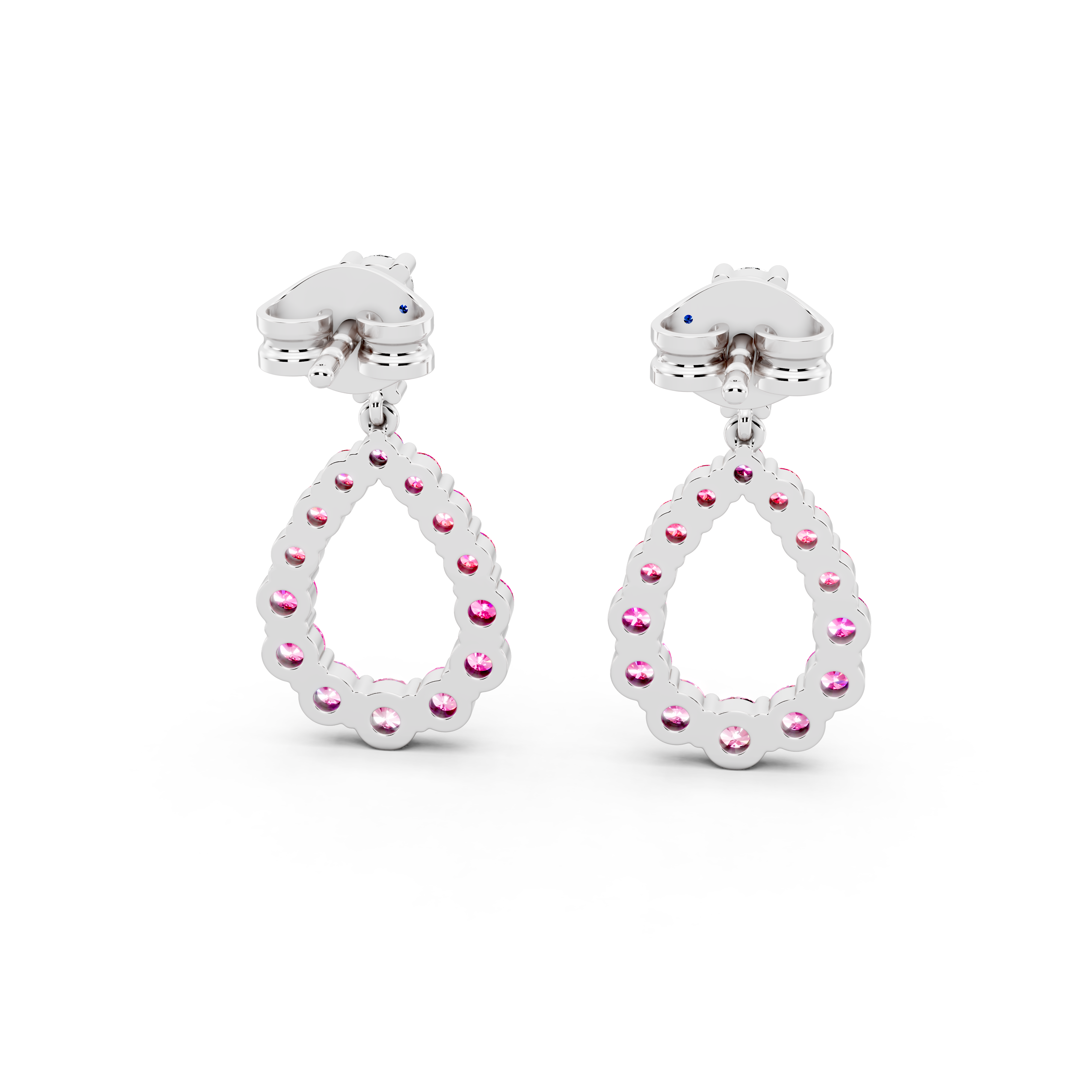 Blush Flame Earrings