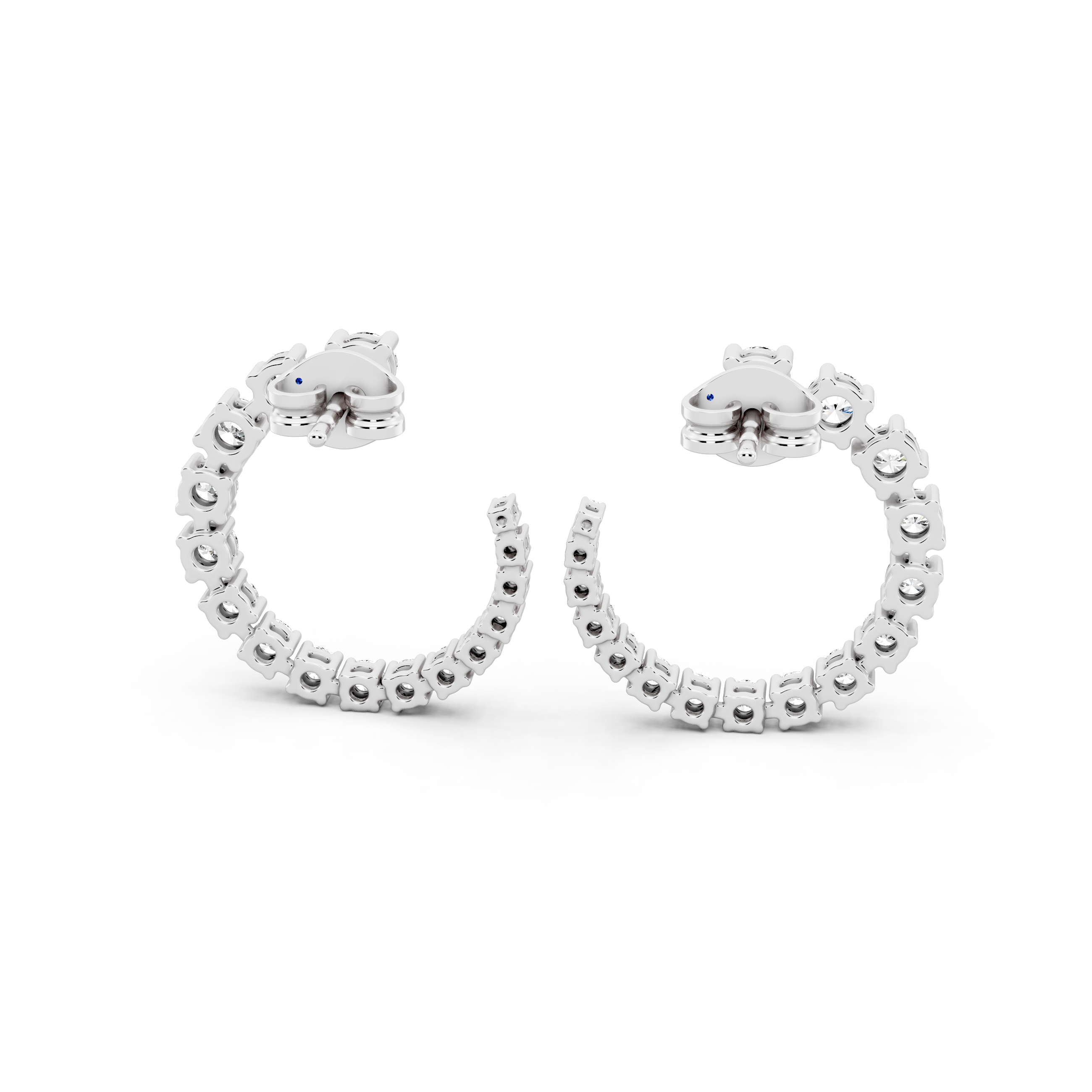 Radiant Crescent Hoops
