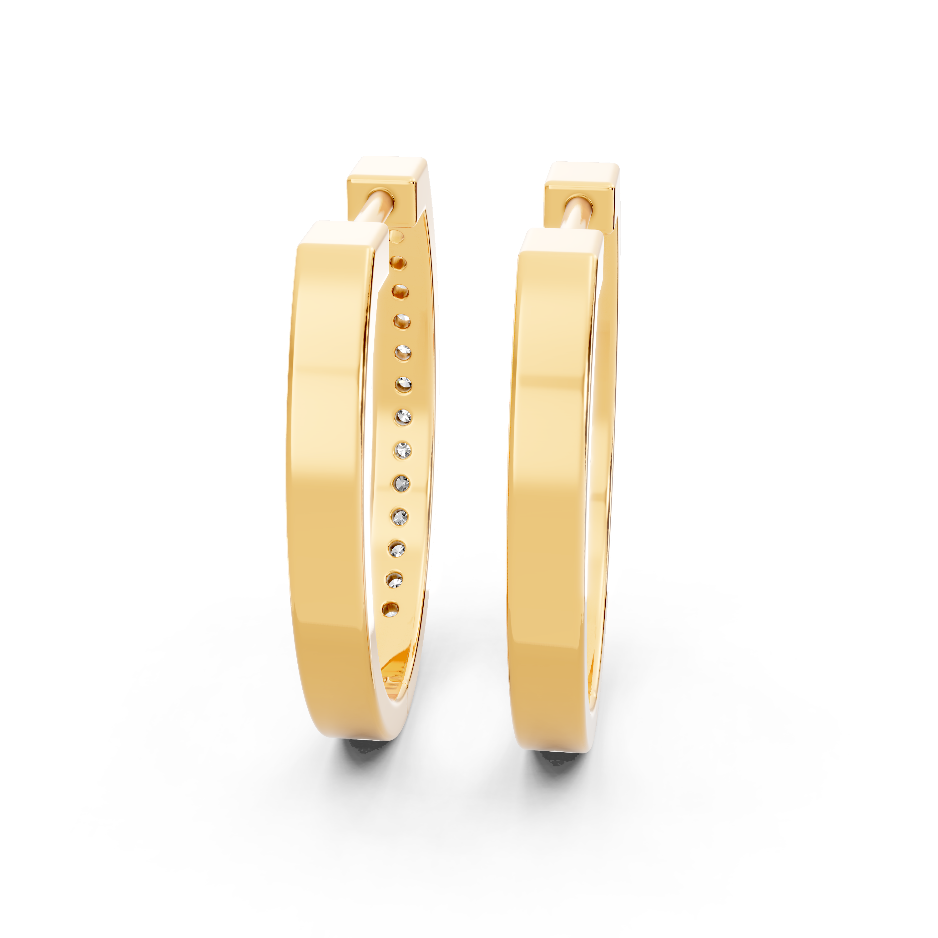 Linear Grace Hoops