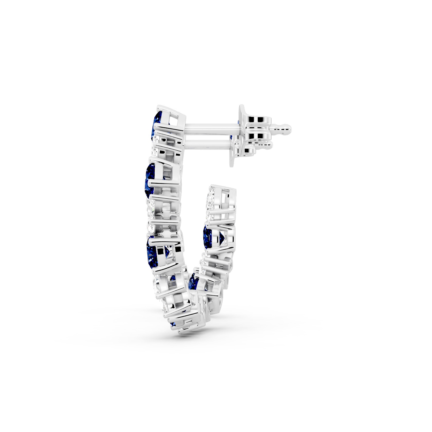 Midnight Crown Hoops