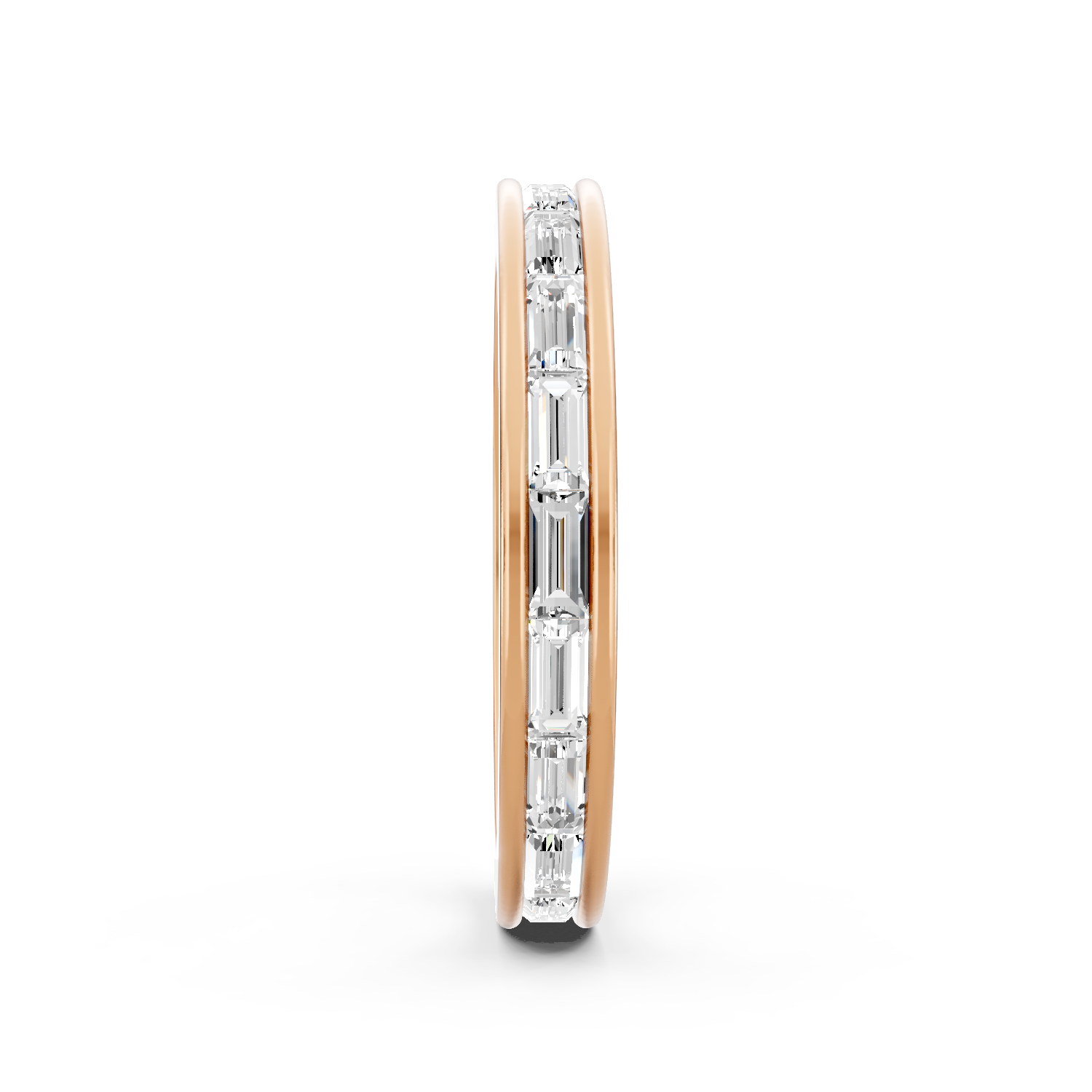 Lumière Baguette Diamond Band