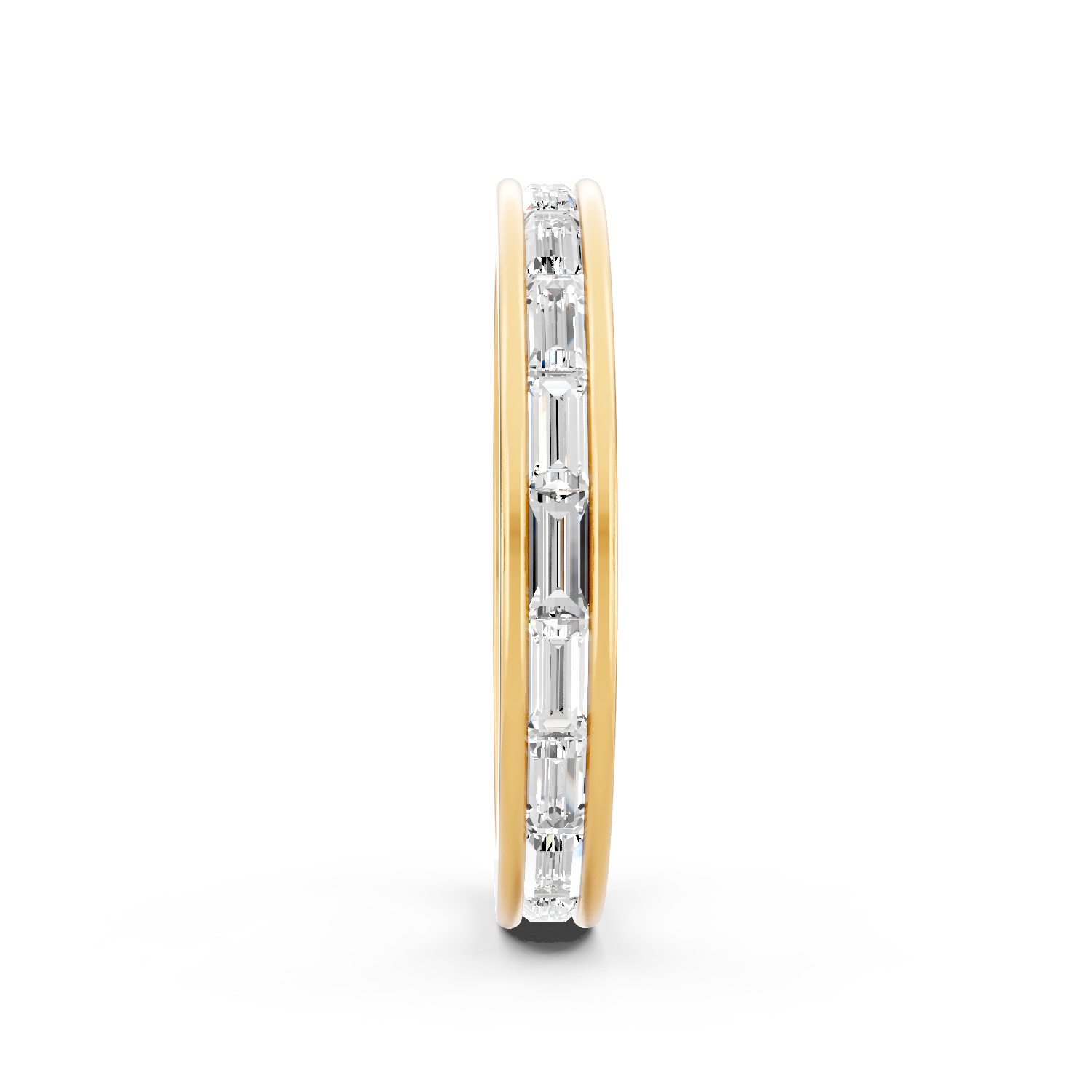 Lumière Baguette Diamond Band