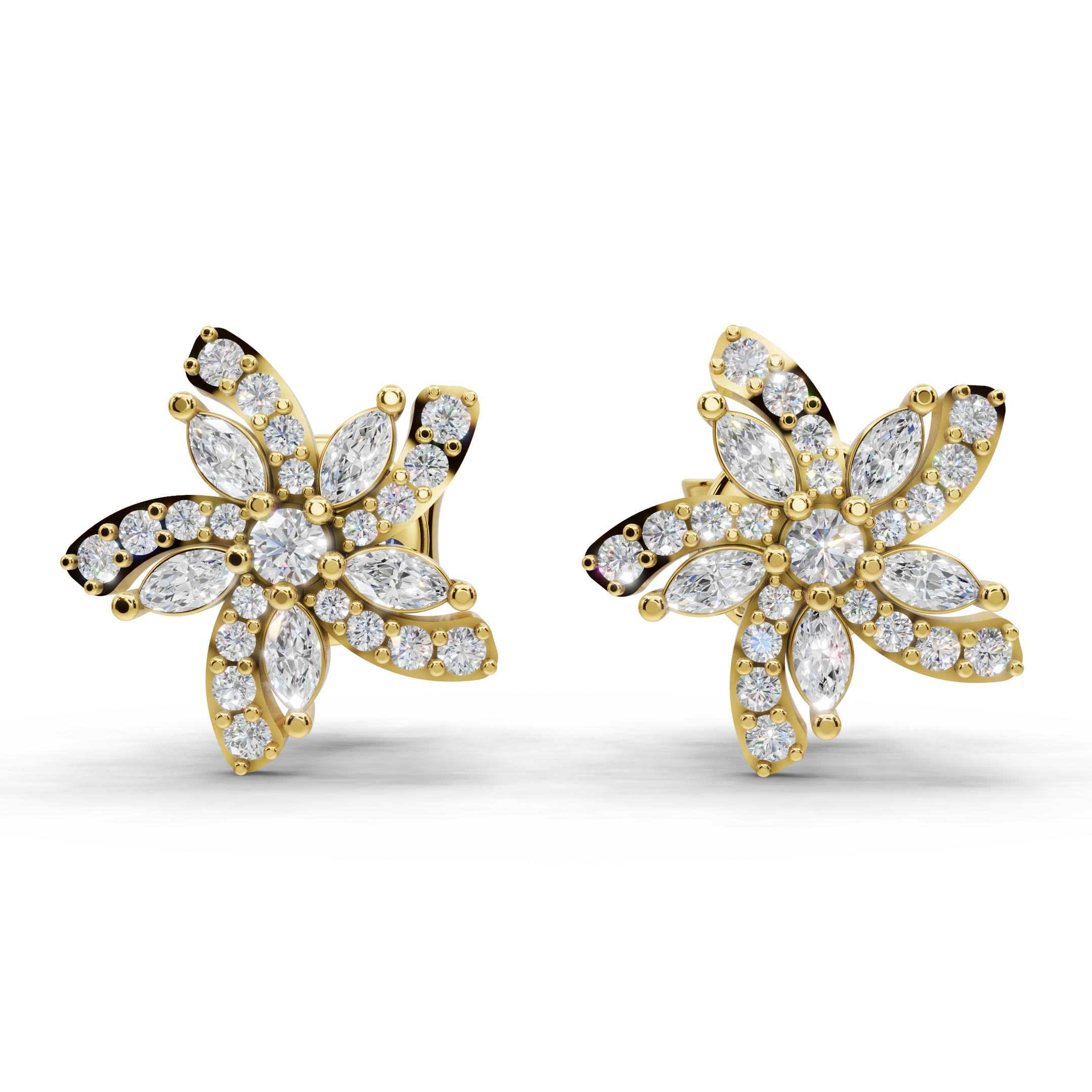 Flora Star Studs