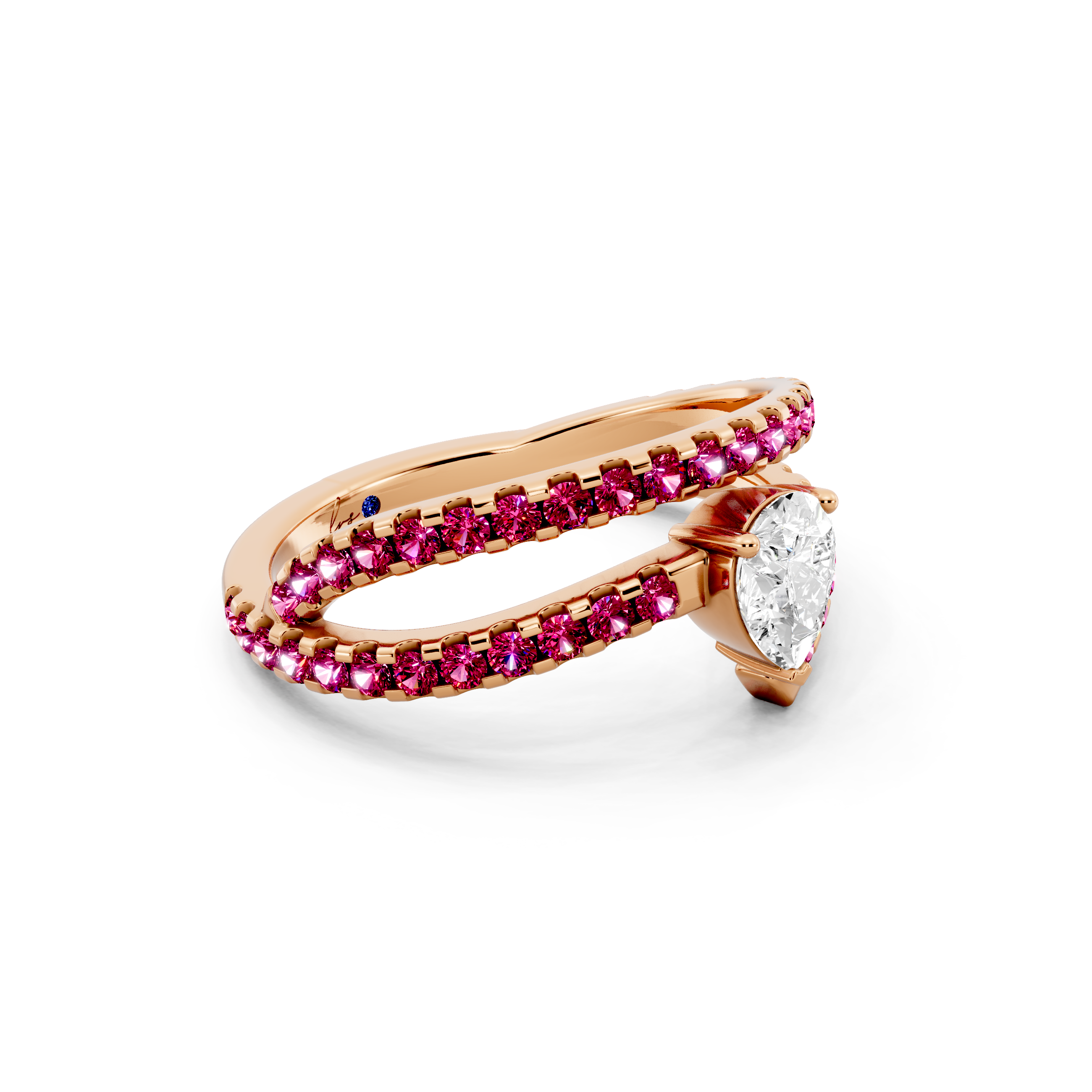 Crimson Embrace Ring