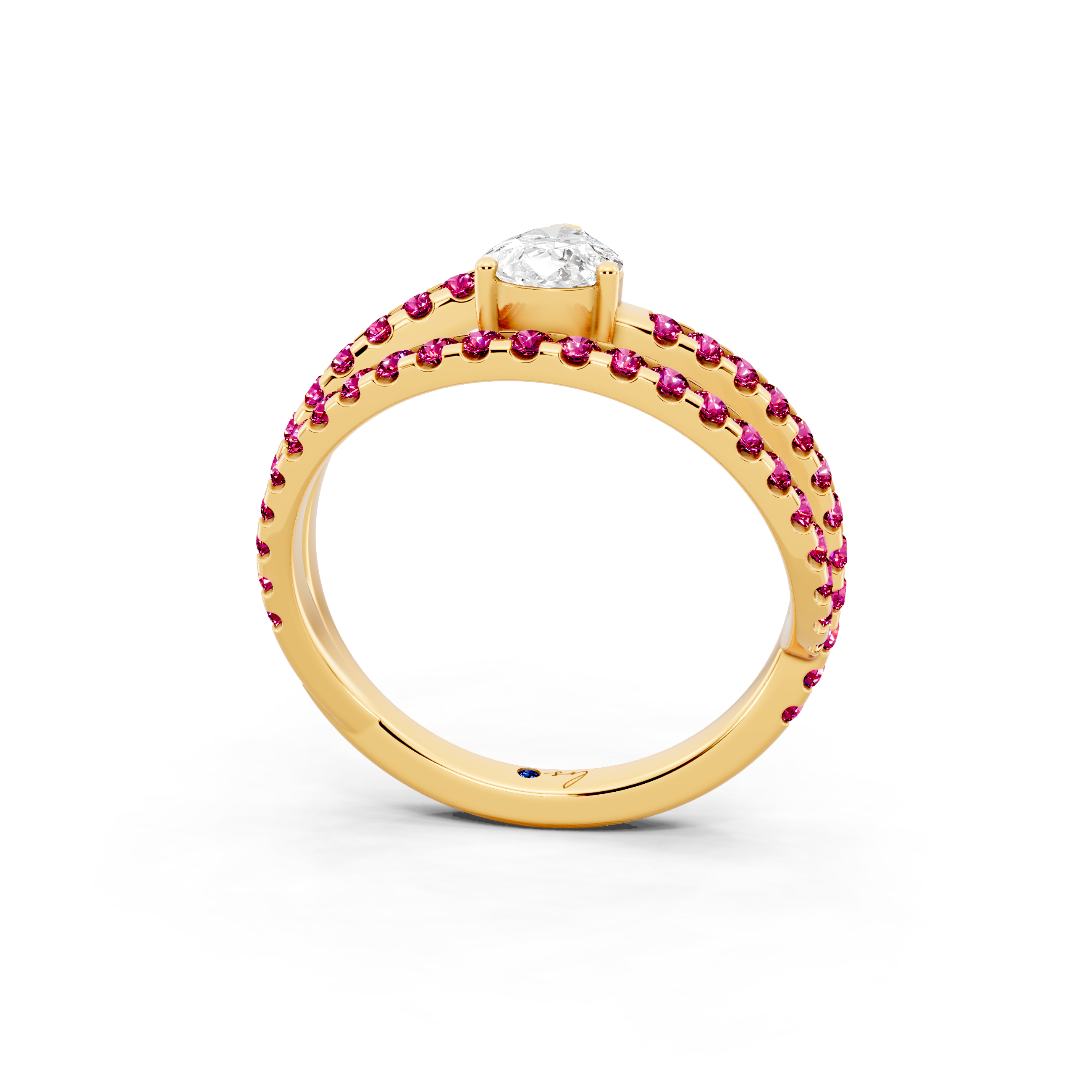 Crimson Embrace Ring