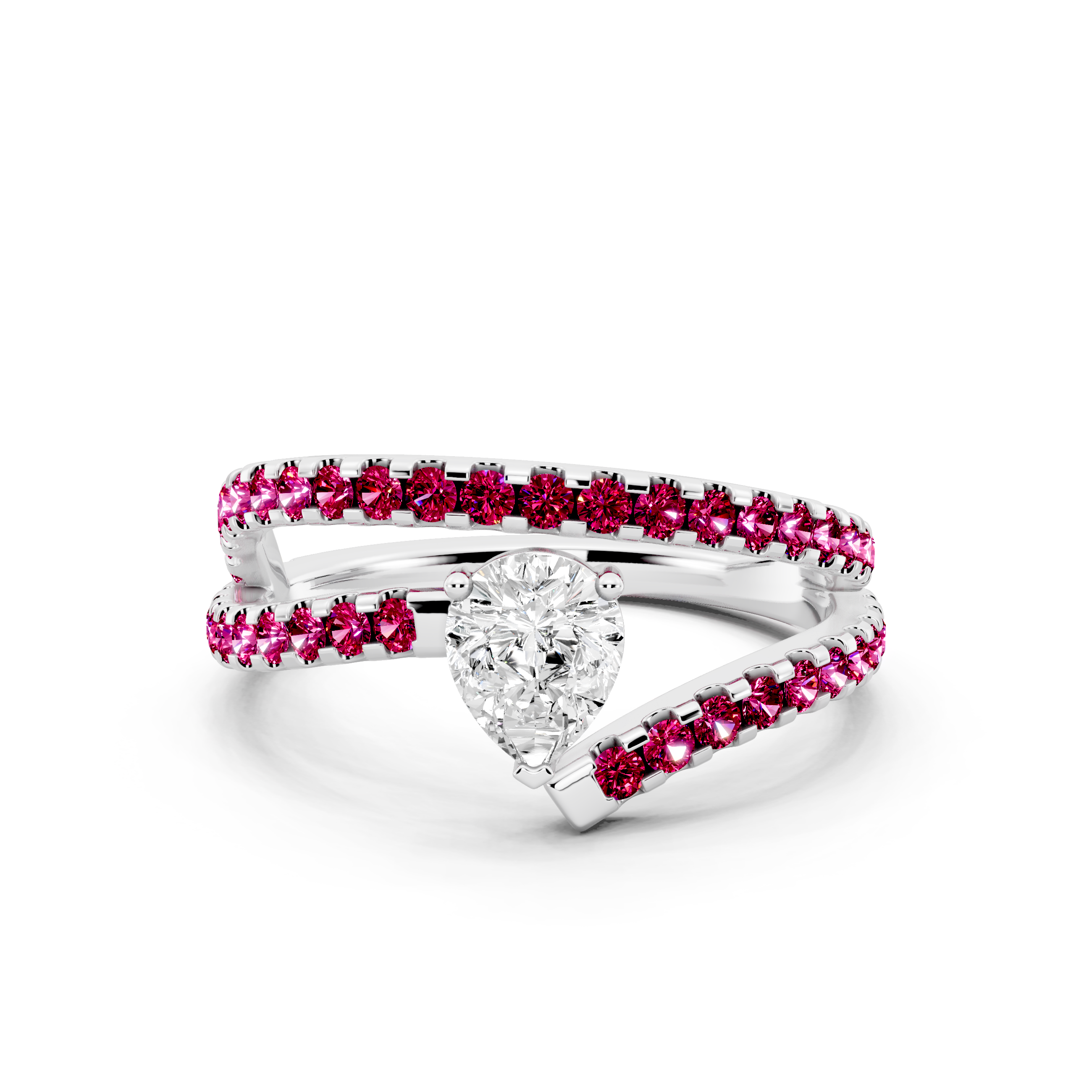 Crimson Embrace Ring