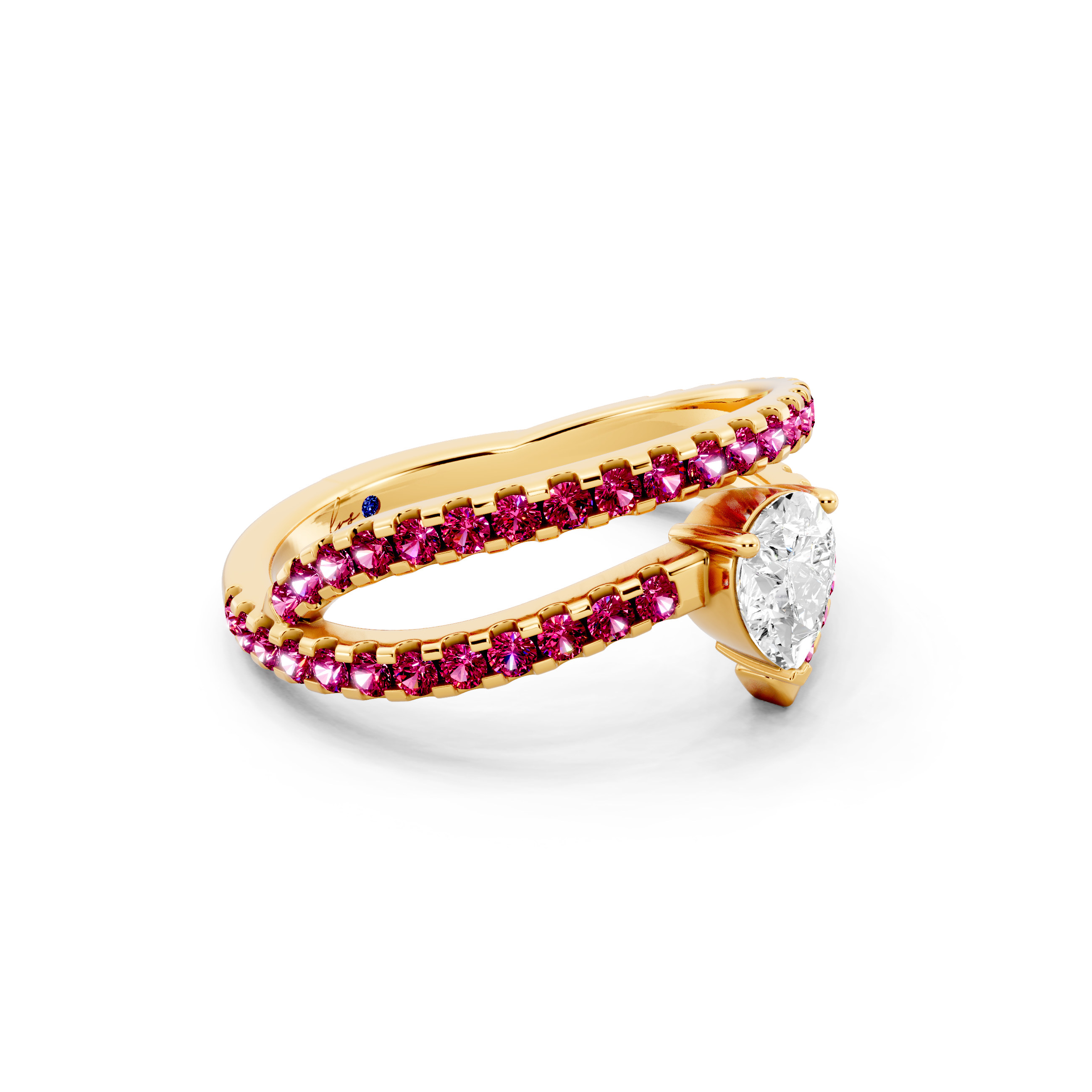 Crimson Embrace Ring