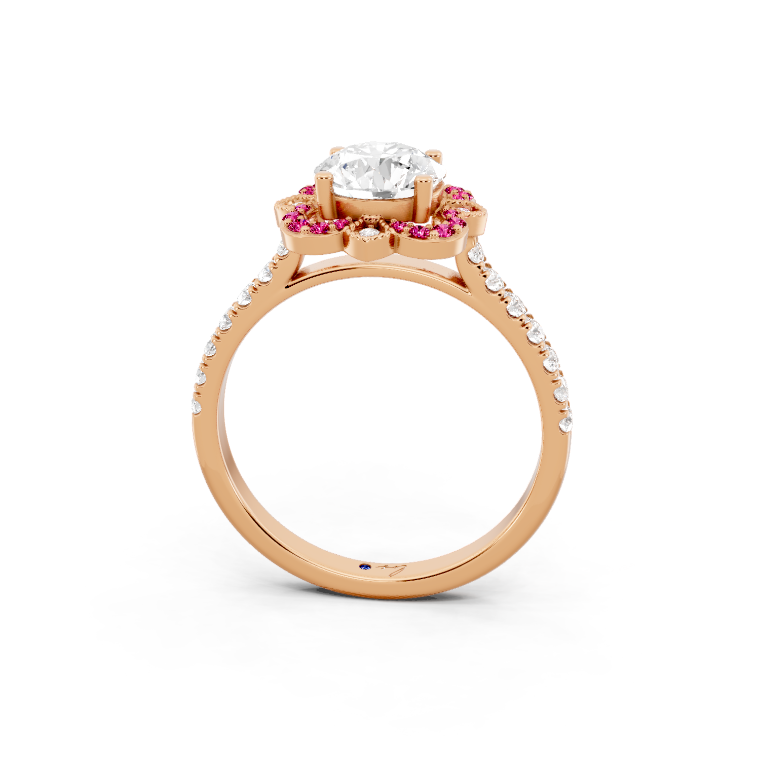 Ruby Bloom Ring