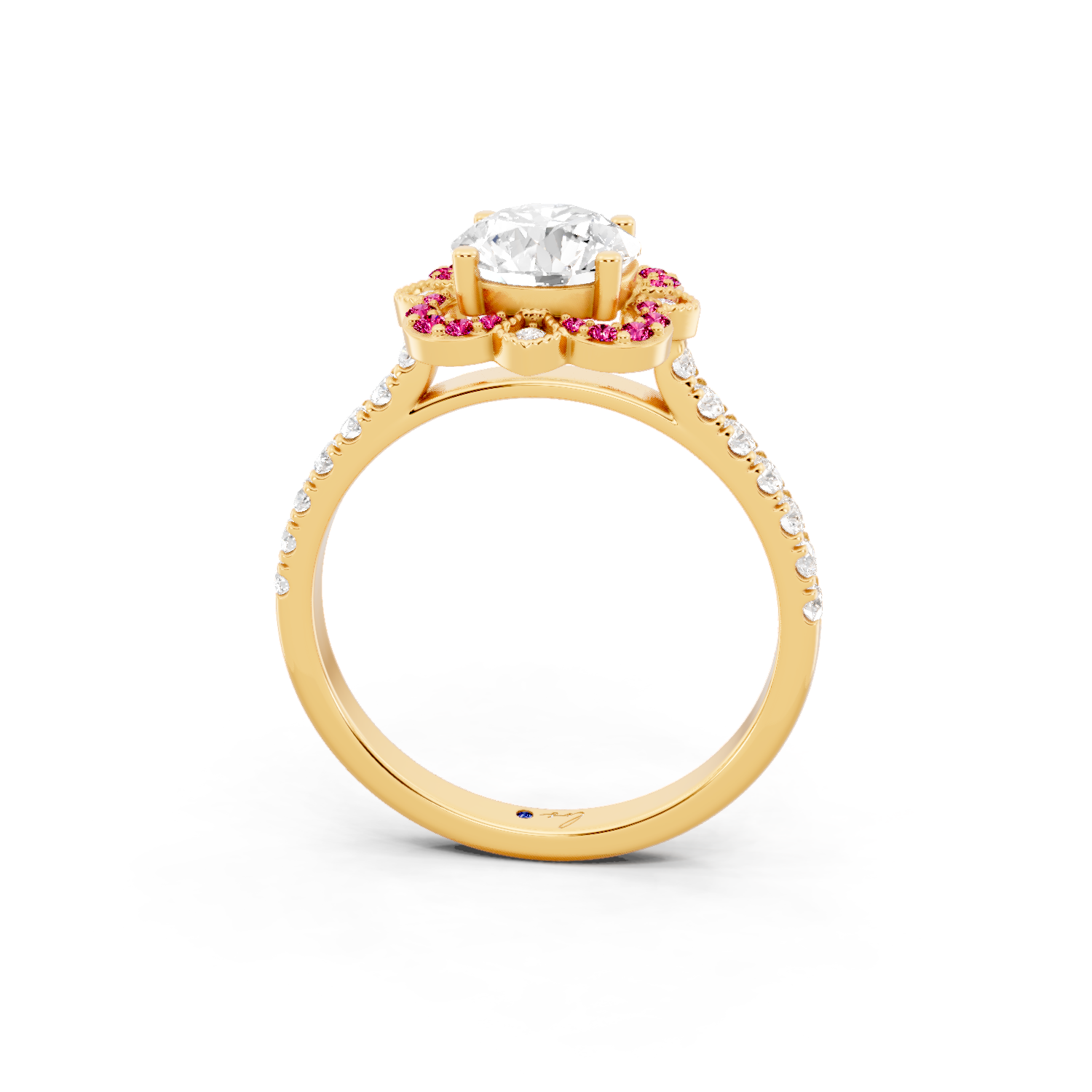 Ruby Bloom Ring