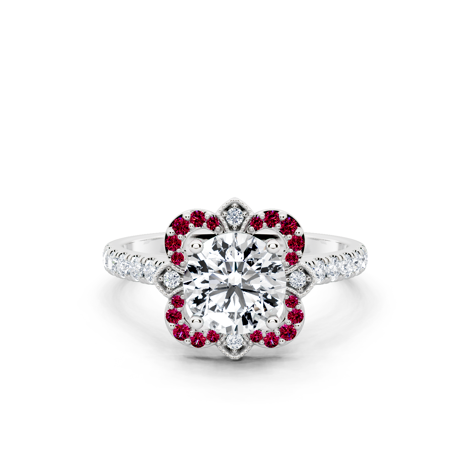 Ruby Bloom Ring