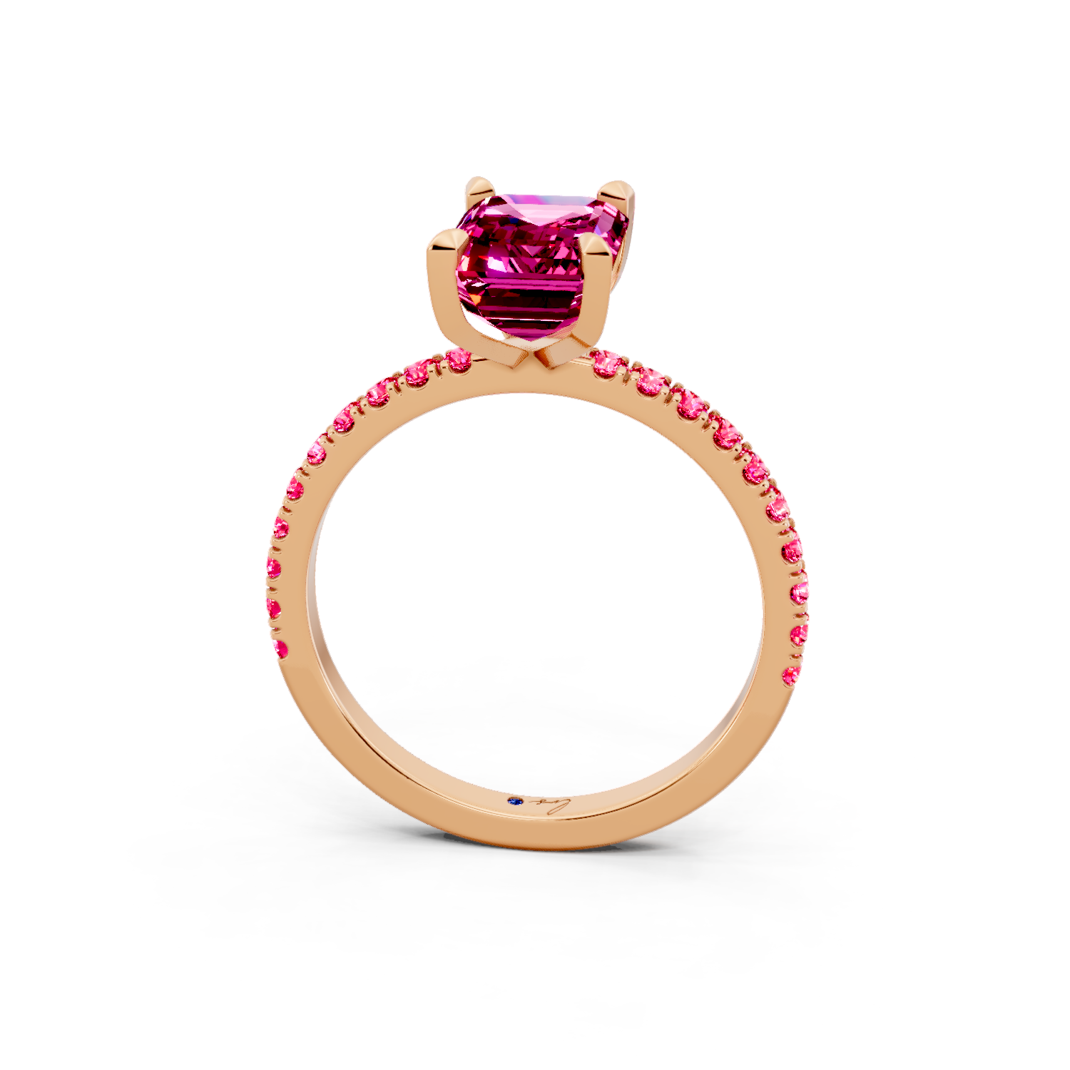 Vermilion Glow Ring