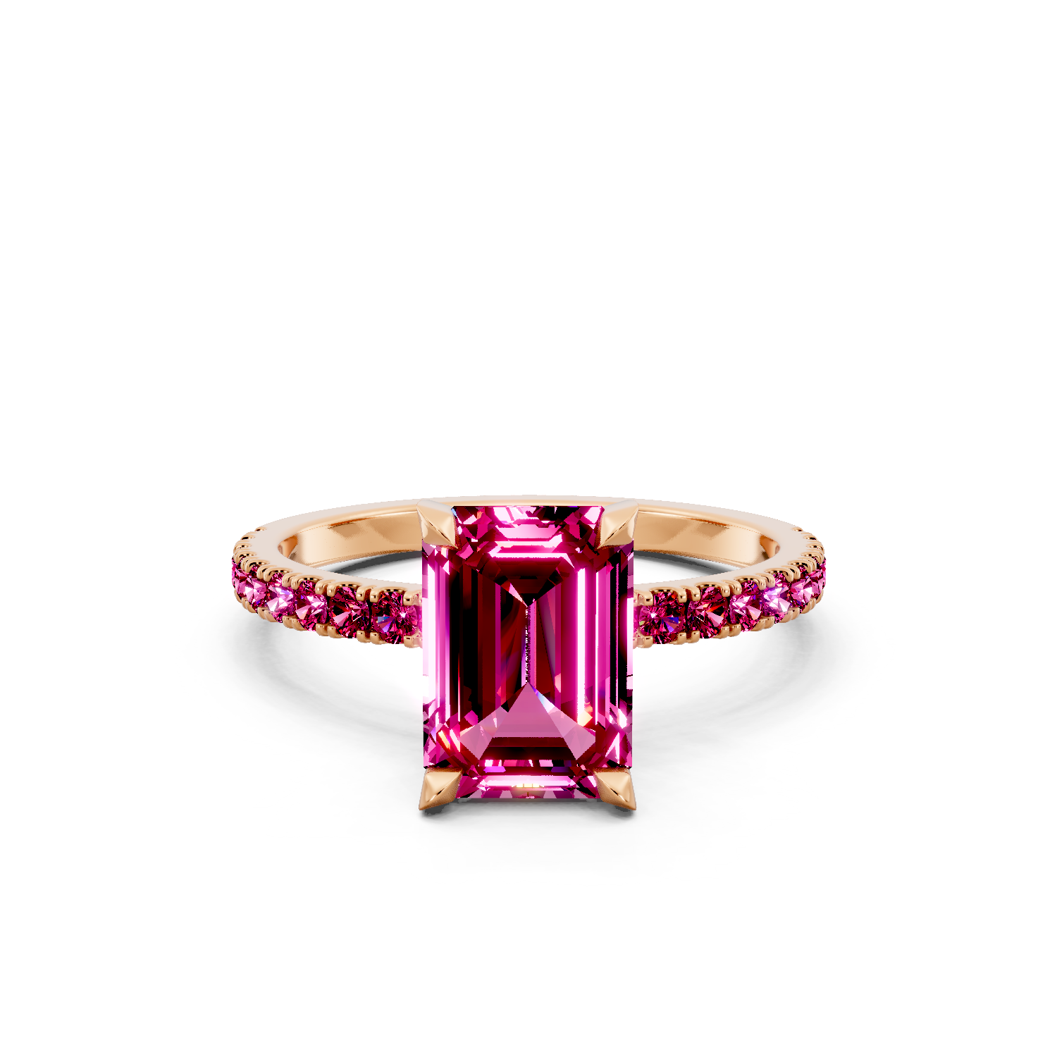 Vermilion Glow Ring