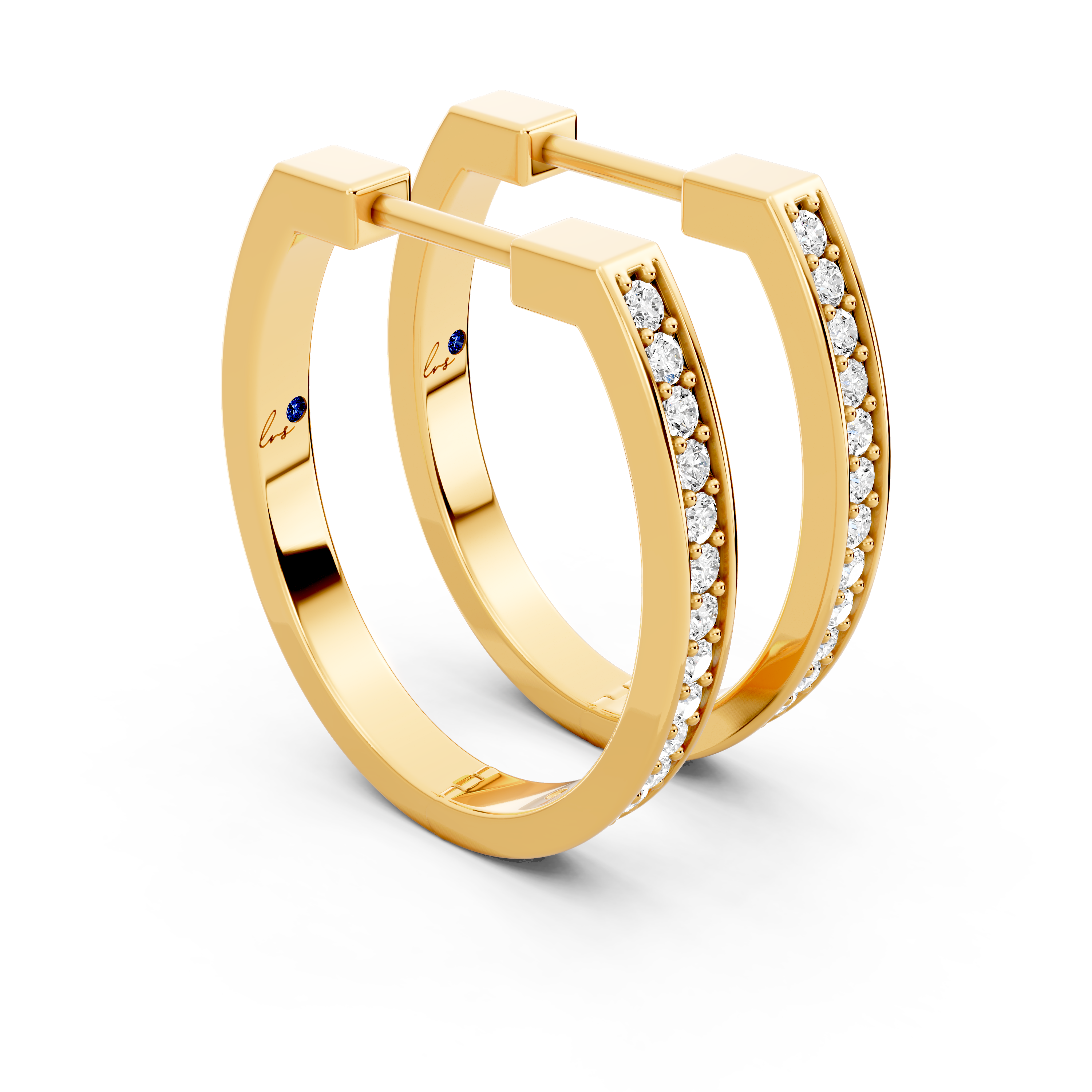Linear Grace Hoops
