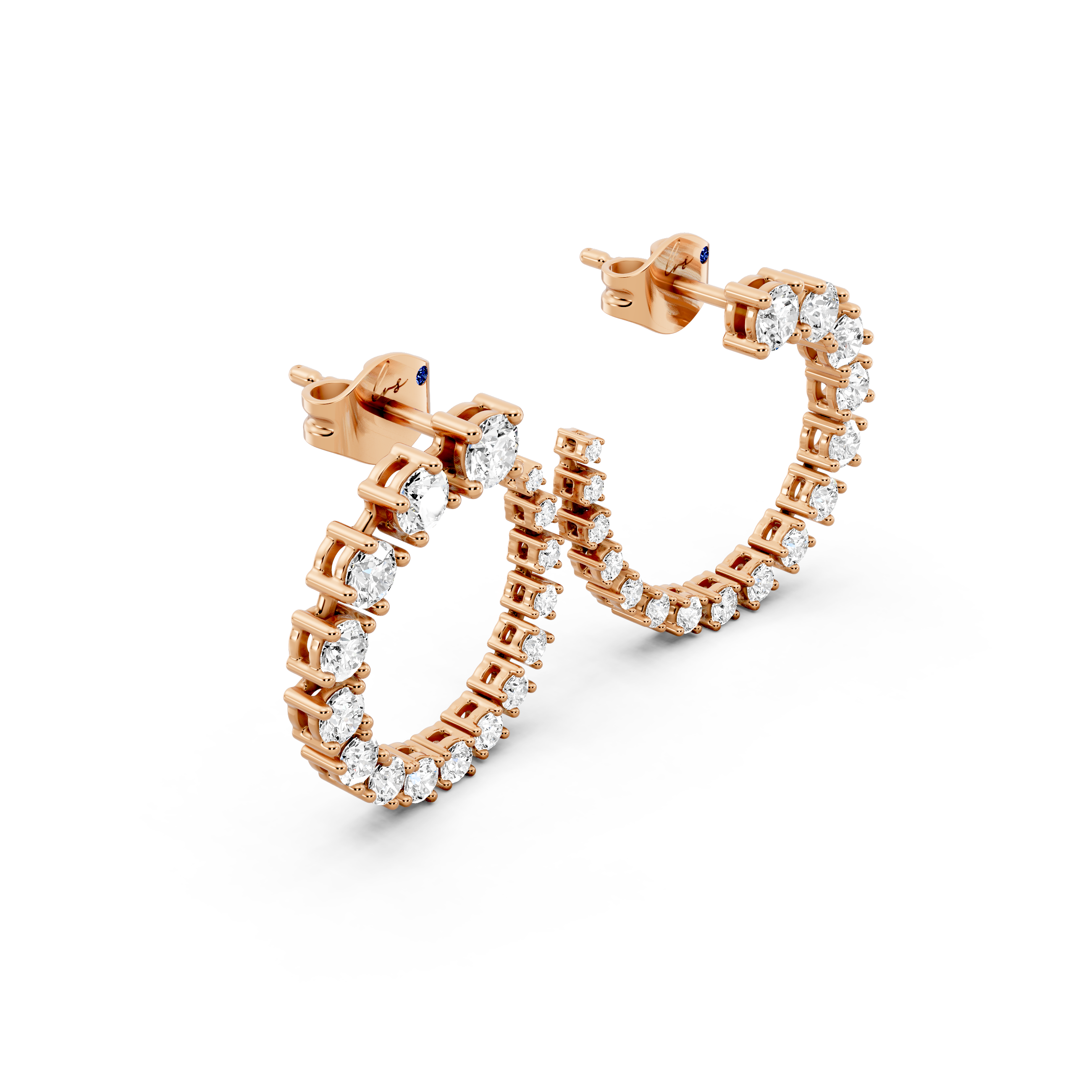 Radiant Crescent Hoops