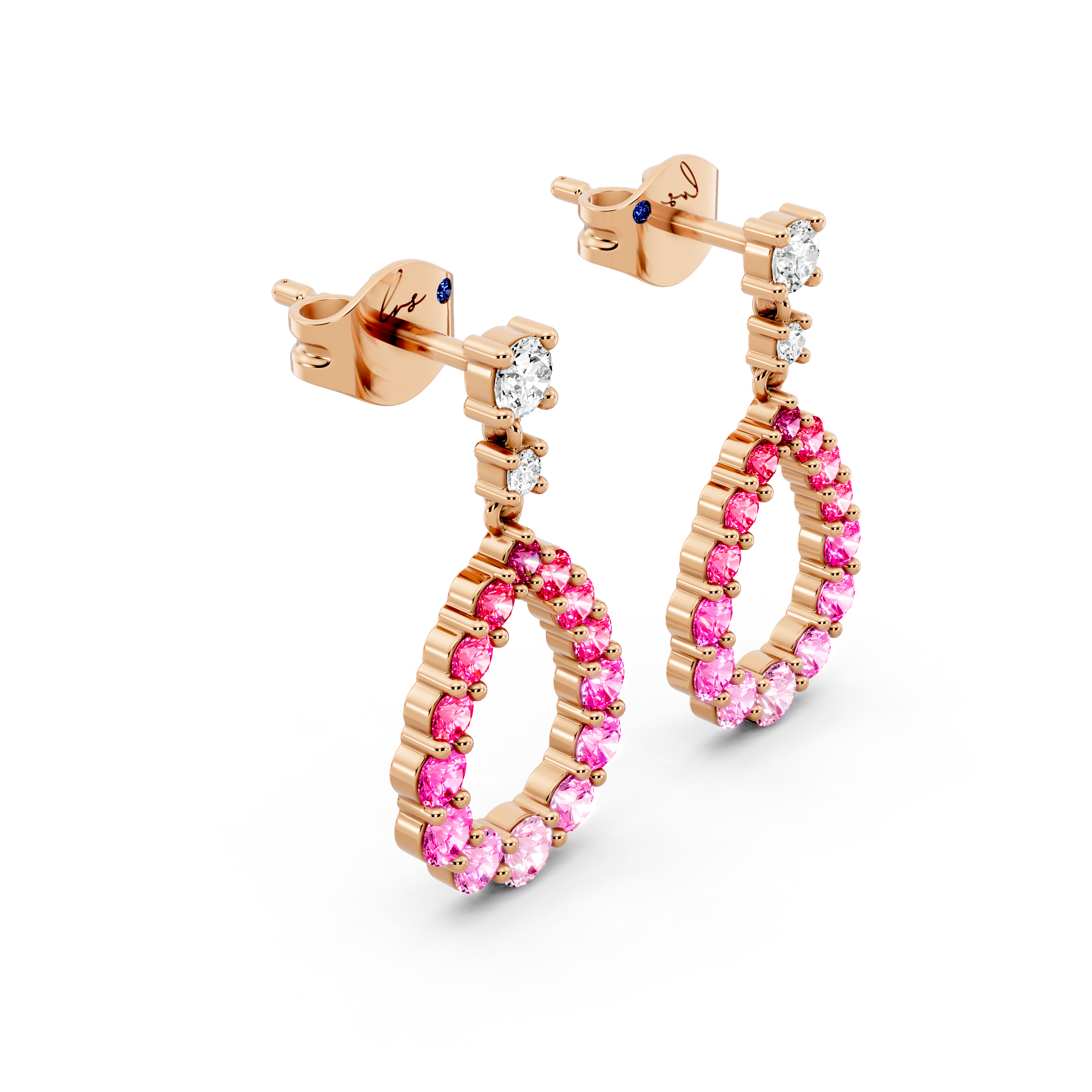 Blush Flame Earrings