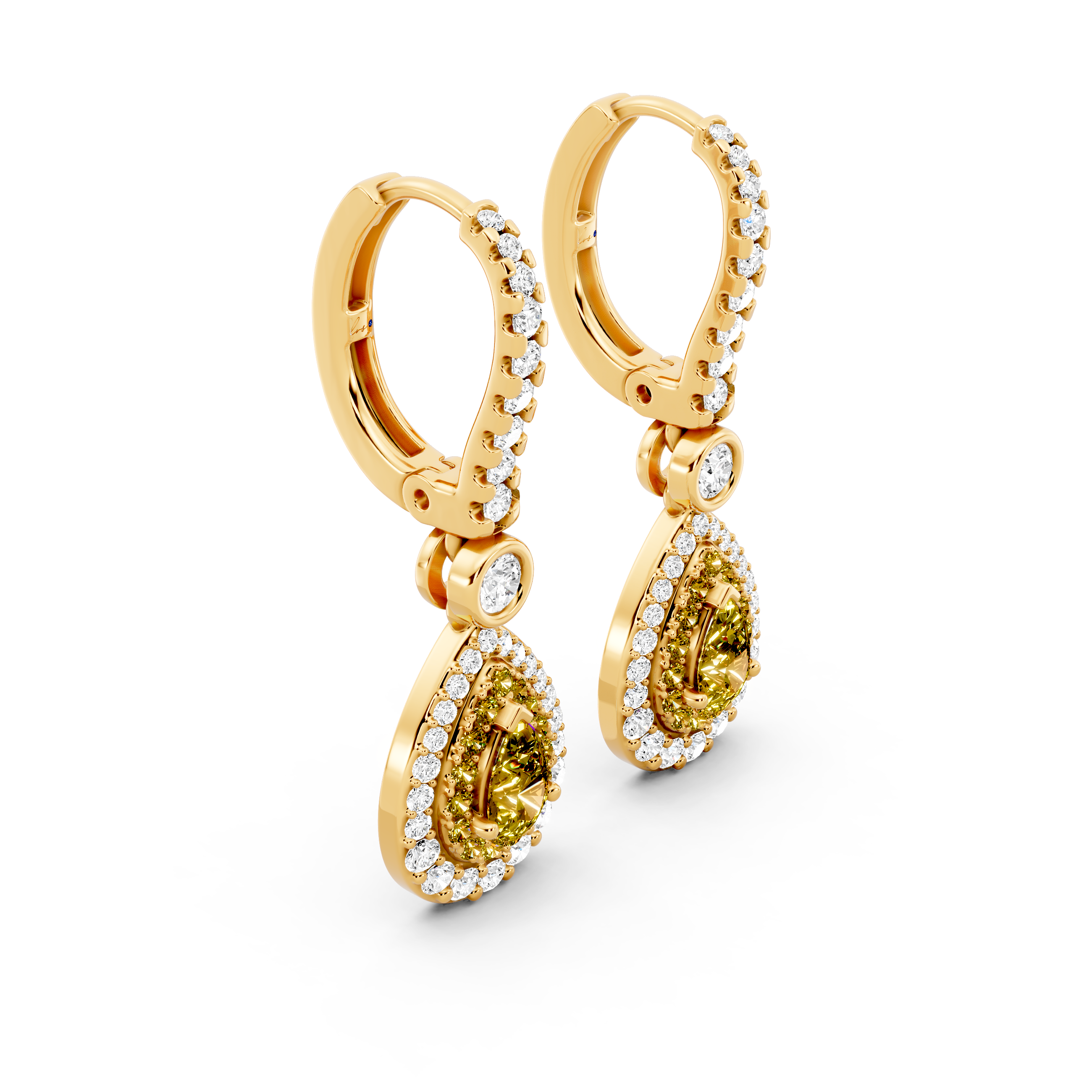 Golden Dewdrop Earrings