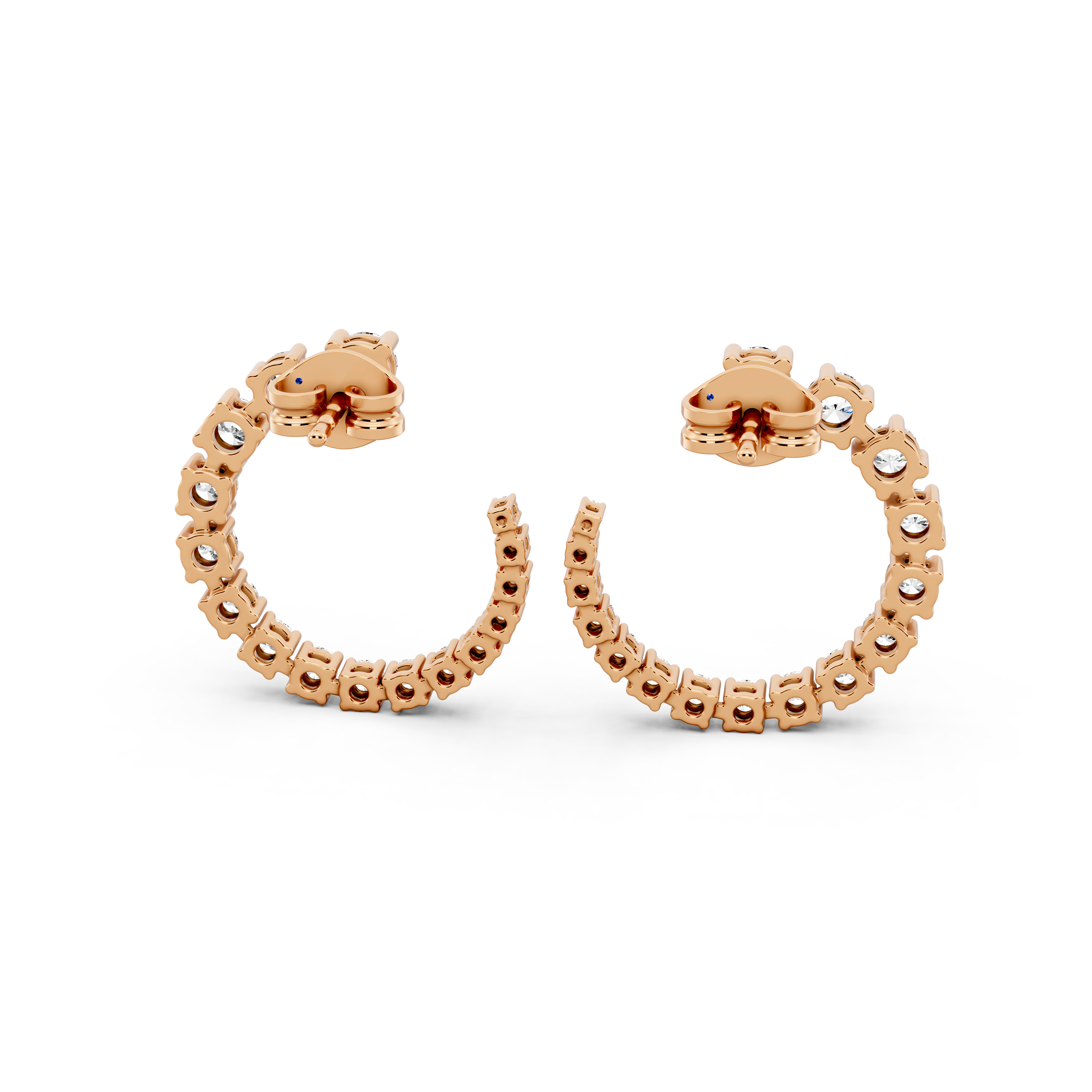 Radiant Crescent Hoops