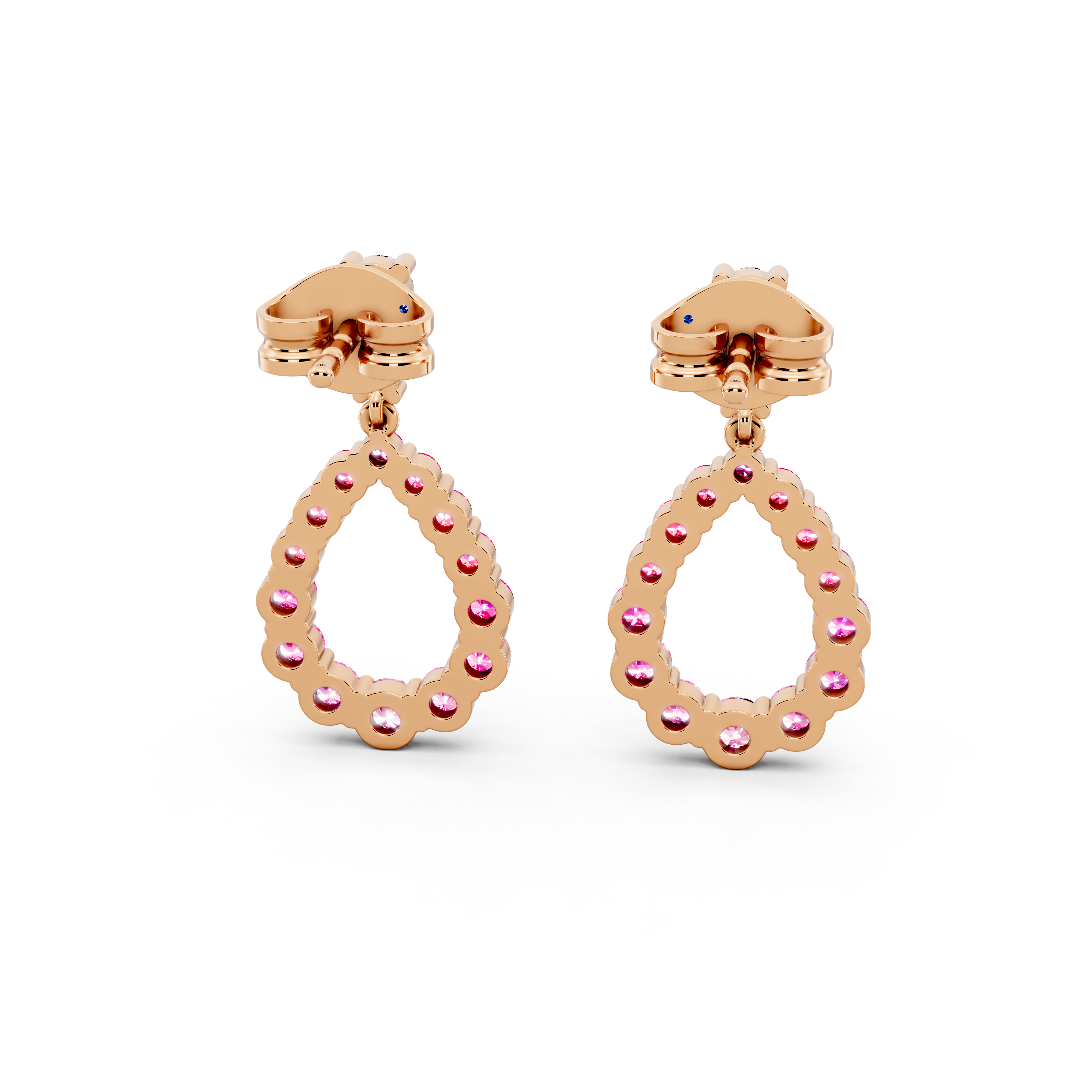 Blush Flame Earrings