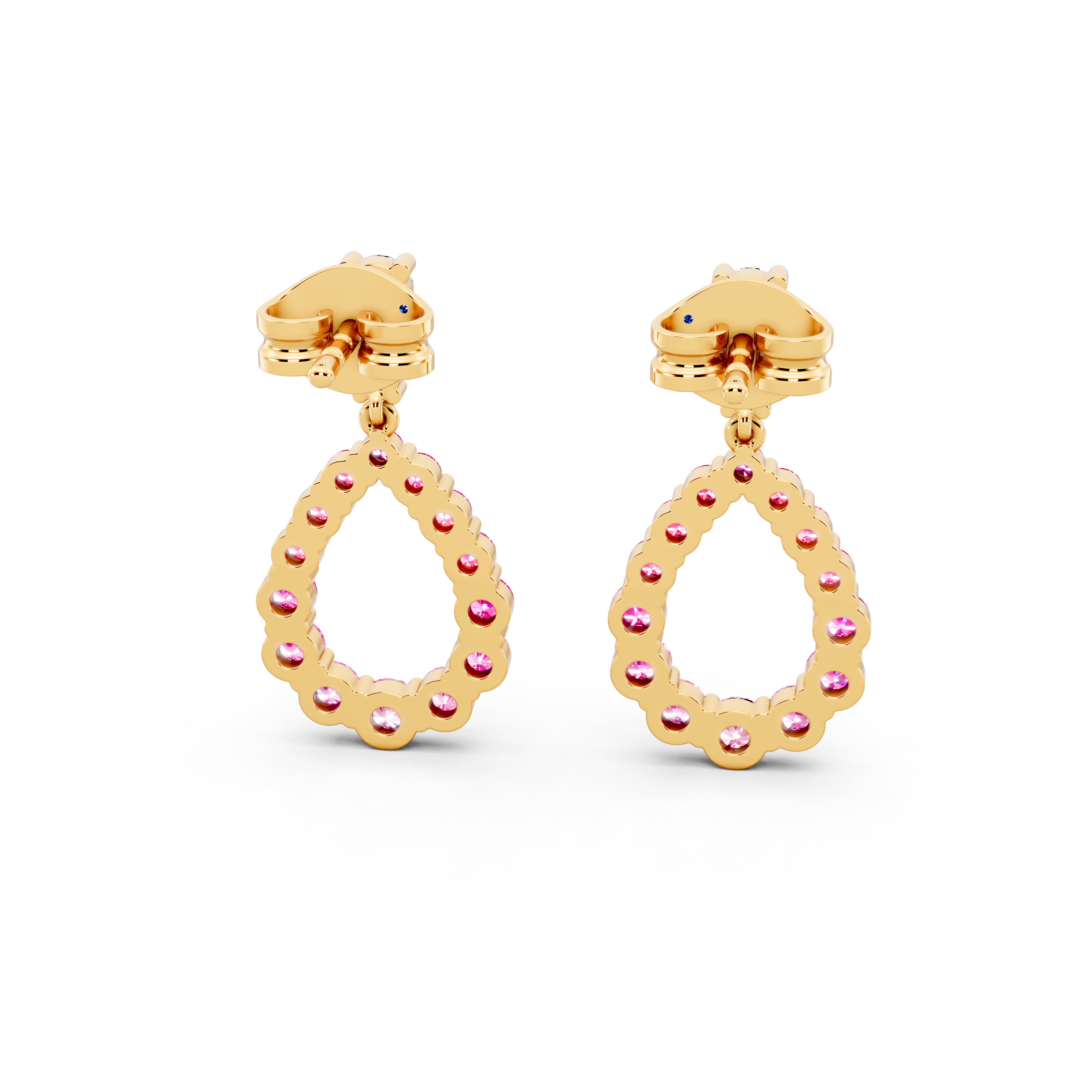 Blush Flame Earrings